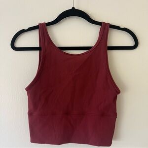 Lululemon ribbed crop top